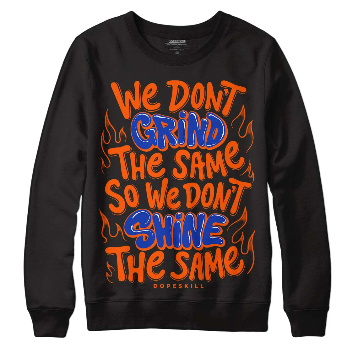 Dunk Low Futura Orange Blaze DopeSkill Sweatshirt Grind Shine Graphic