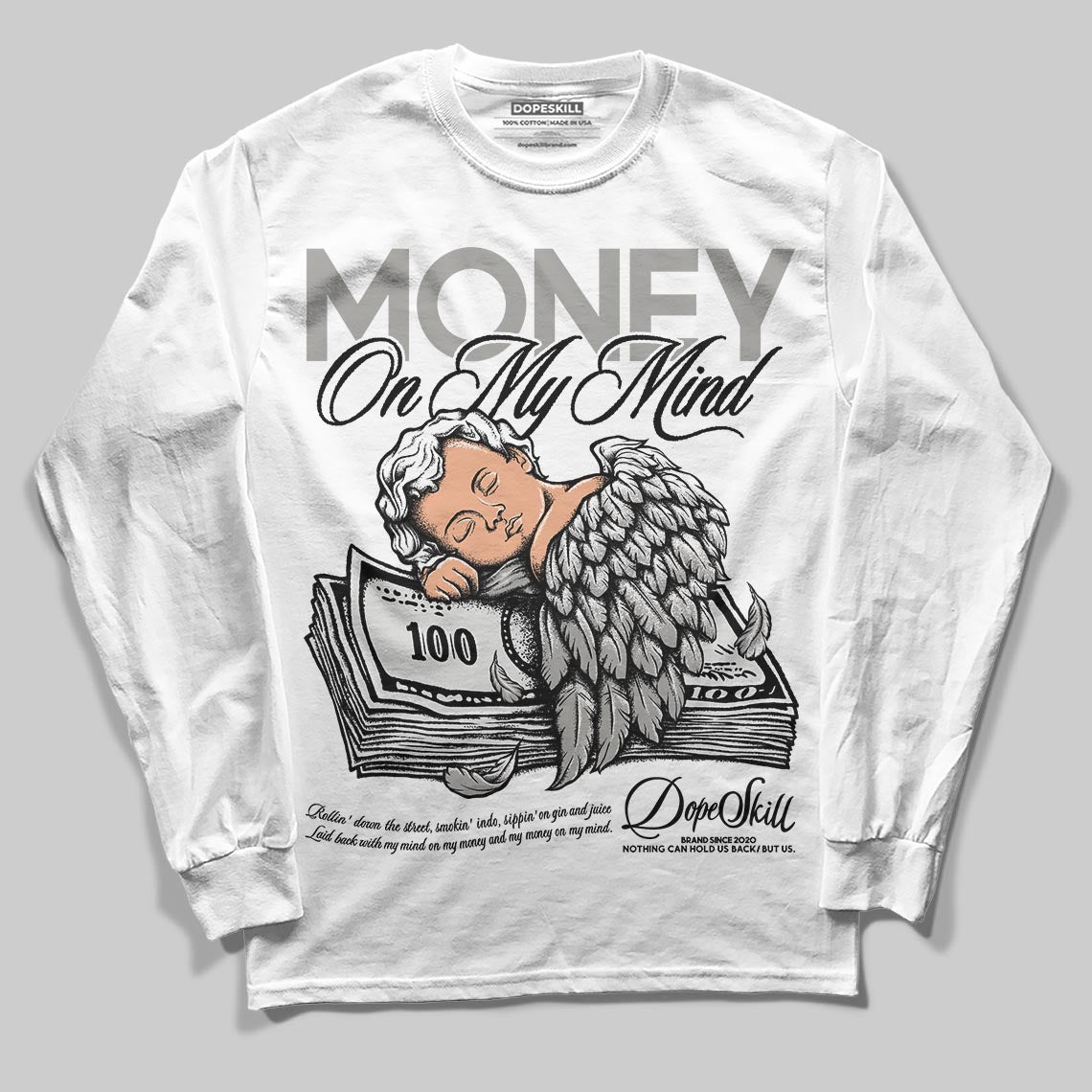 Pure Money 3s DopeSkill Long Sleeve T-Shirt MOMM Graphic