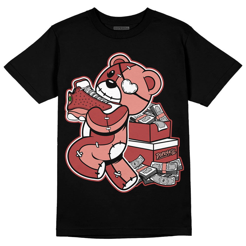 Dune Red 13s DopeSkill T-Shirt Bear Steals Sneaker Graphic