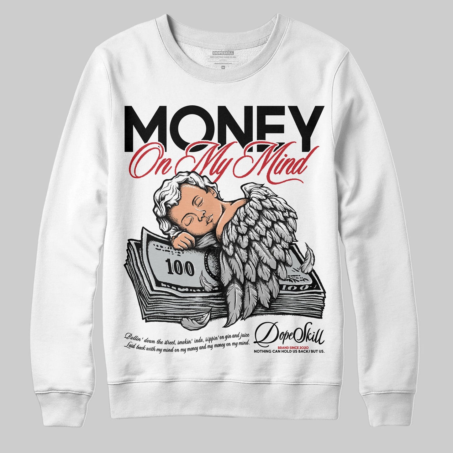 Bred Velvet 11s DopeSkill Sweatshirt MOMM Graphic