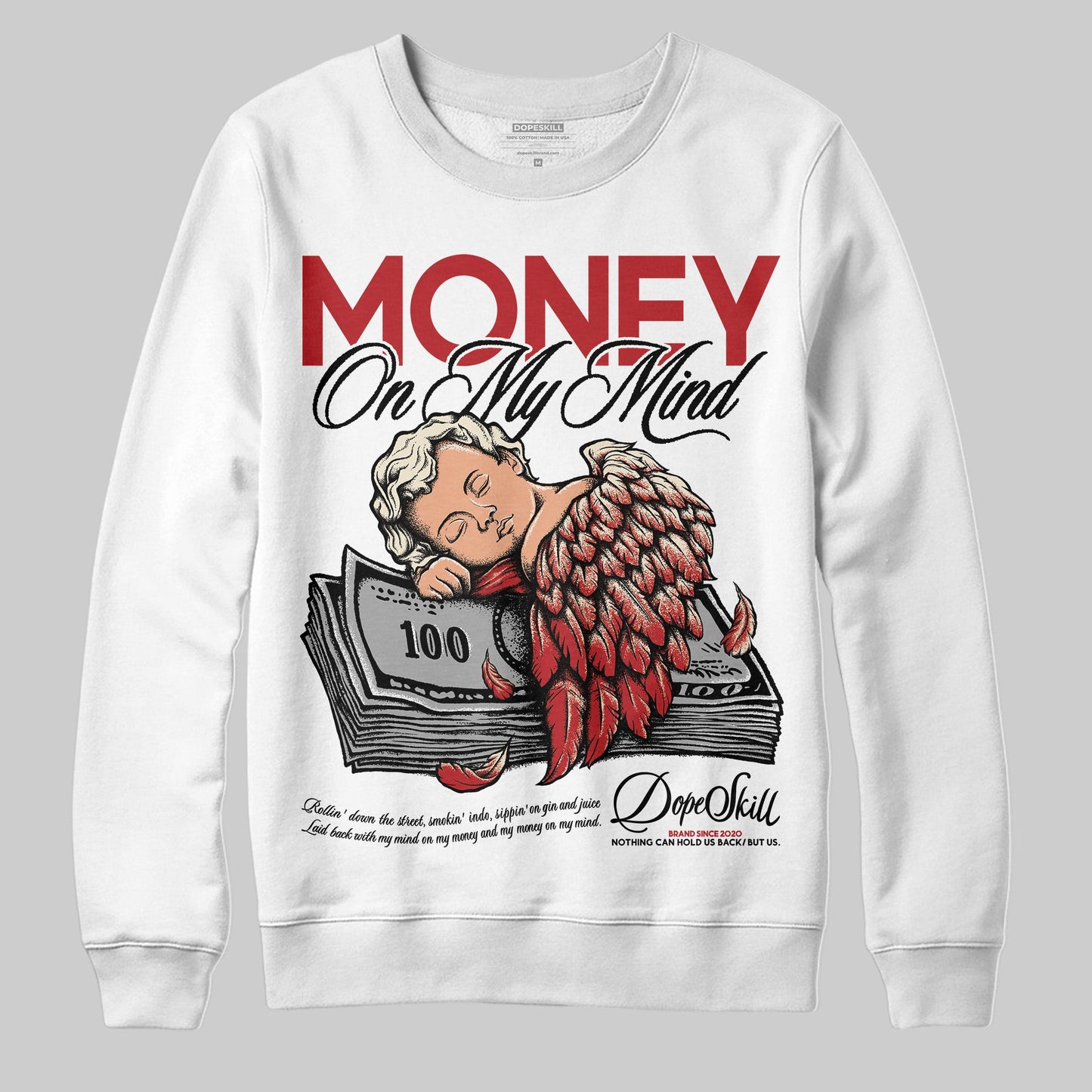 Black Toe Reimagined 1s DopeSkill Sweatshirt MOMM Graphic