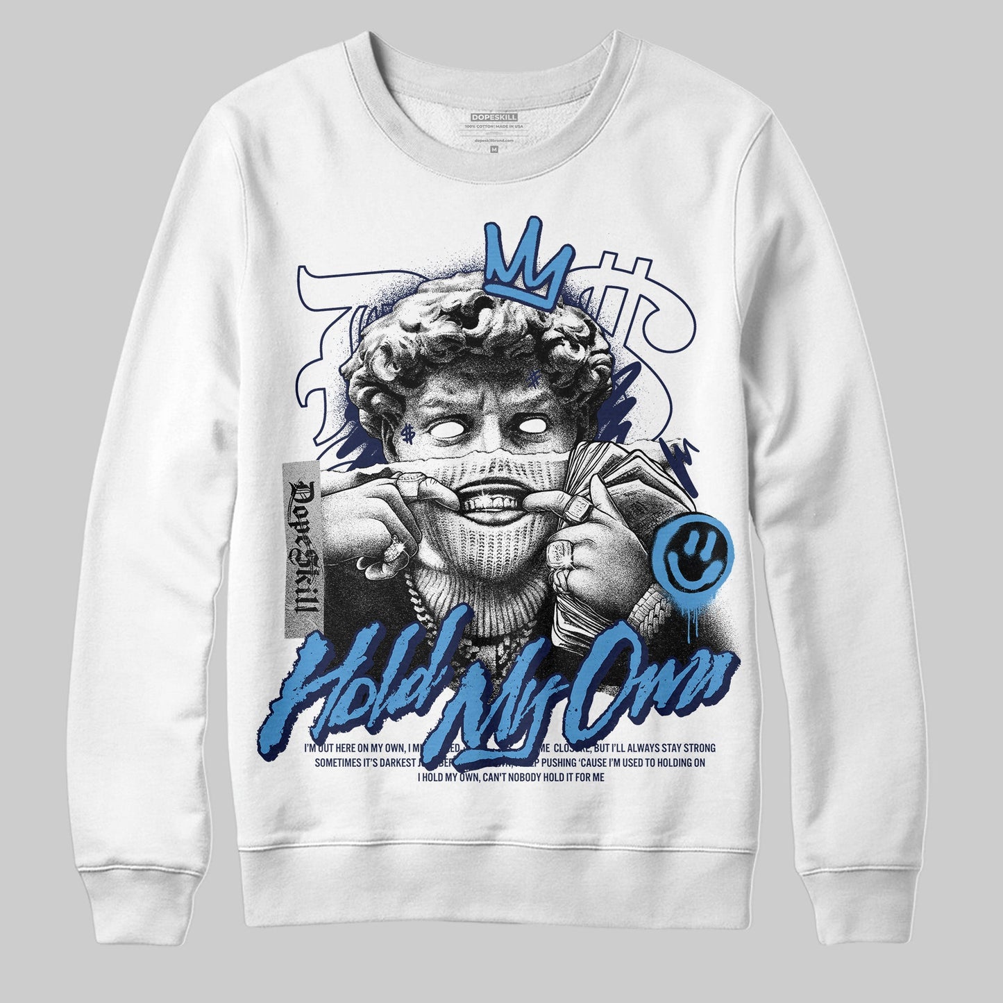 Midnight Navy 3s DopeSkill Sweatshirt In My Way Graphic