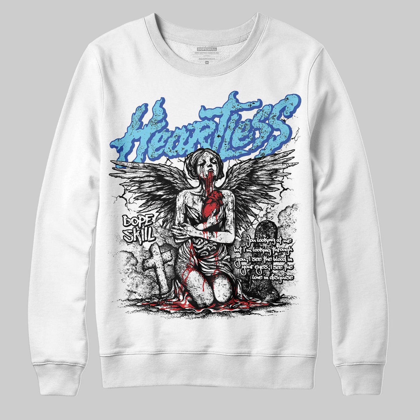 SB Dunk Argon DopeSkill Sweatshirt Heartless Graphic