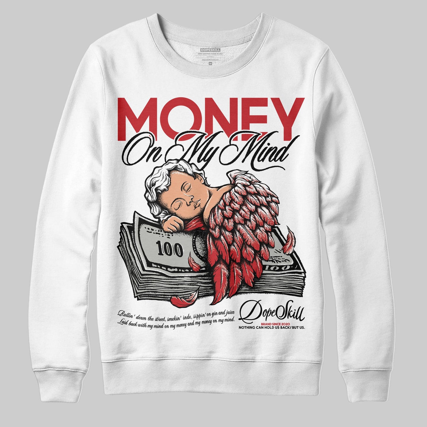 Bred 11s DopeSkill Sweatshirt MOMM Graphic