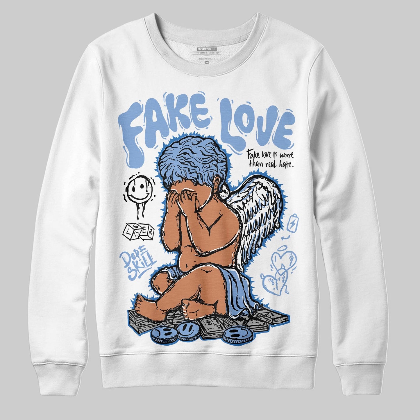 Forget Me Not 4s DopeSkill Sweatshirt False Love Graphic