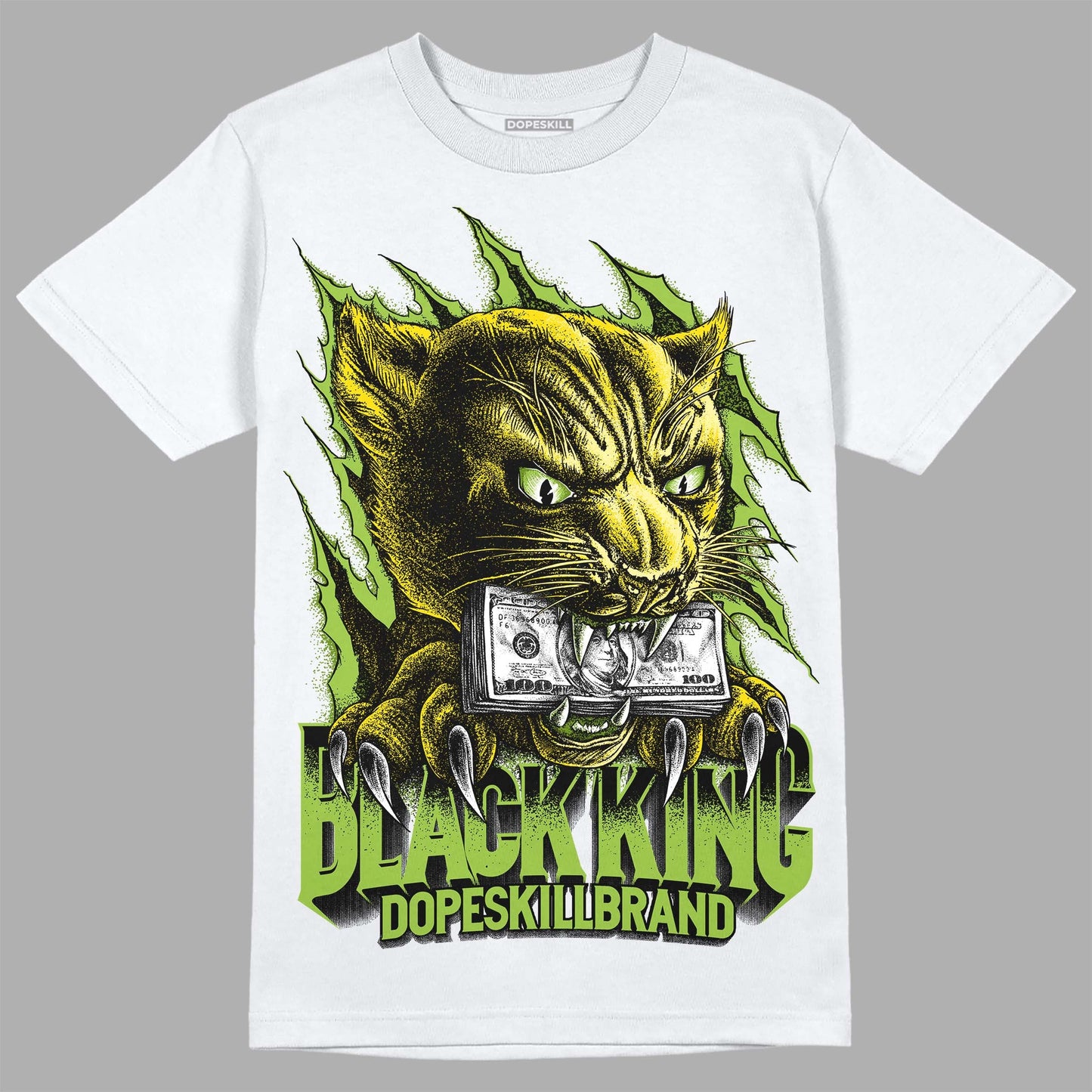 Dunk Low 'Chlorophyll' DopeSkill T-Shirt Black King Graphic