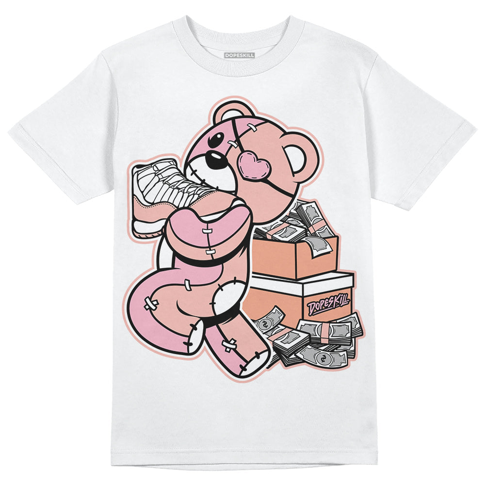 Legend Pink 11s DopeSkill T-Shirt Bear Steals Sneaker Graphic
