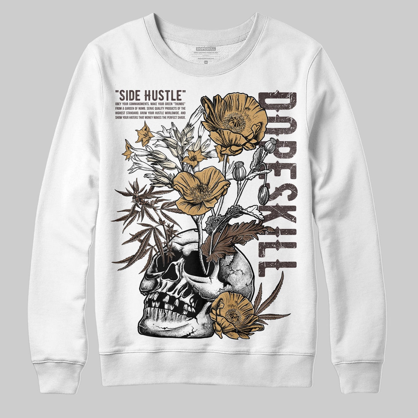 Earth 5s DopeSkill Sweatshirt Side Hustle Graphic