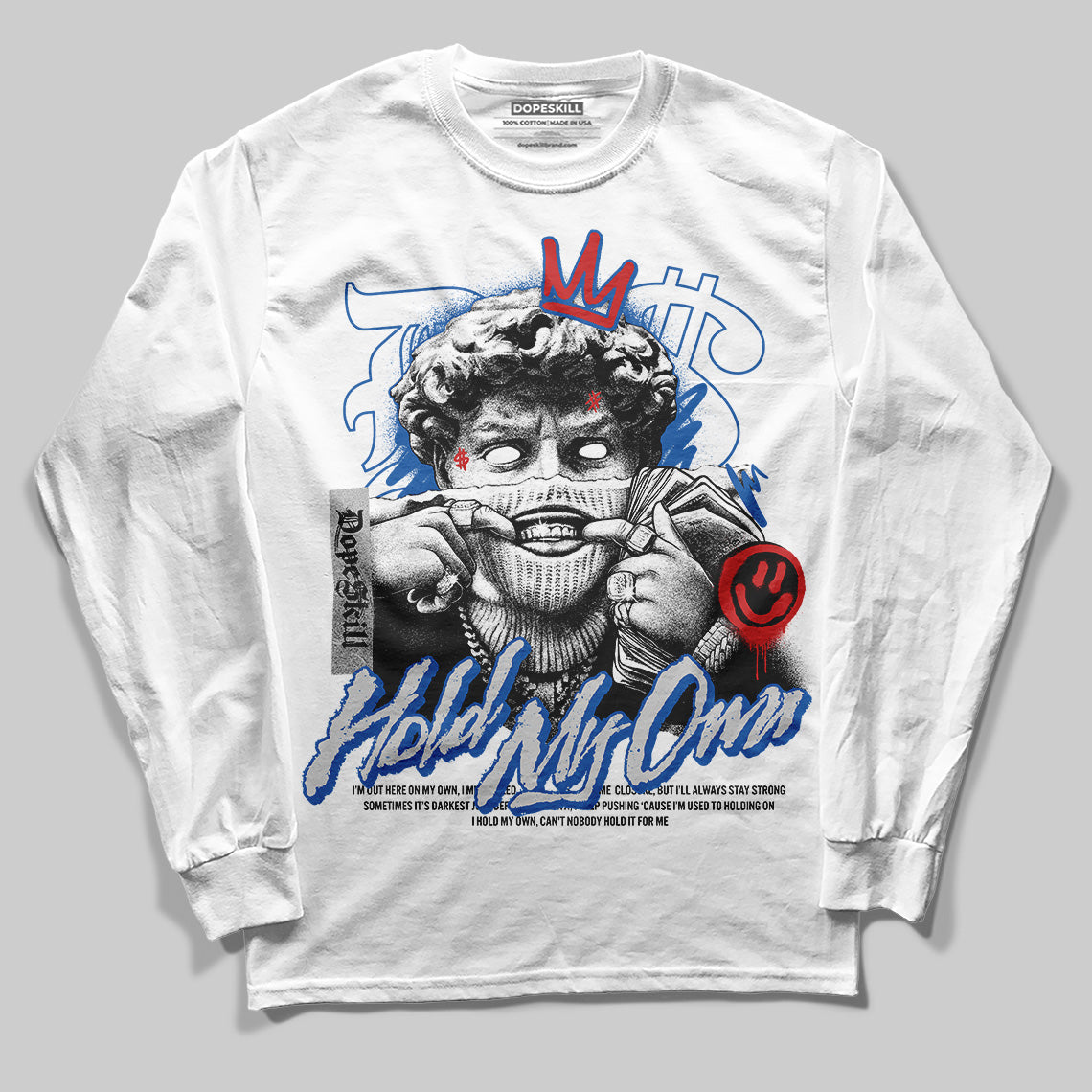Blueberry 12s DopeSkill Long Sleeve T-Shirt In My Way Graphic