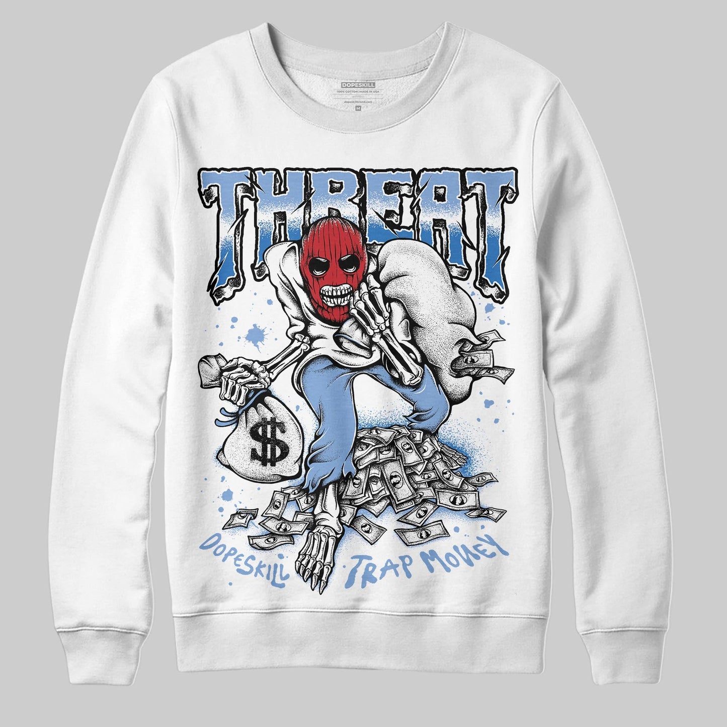 Forget Me Not 4s DopeSkill Sweatshirt Threat Graphic