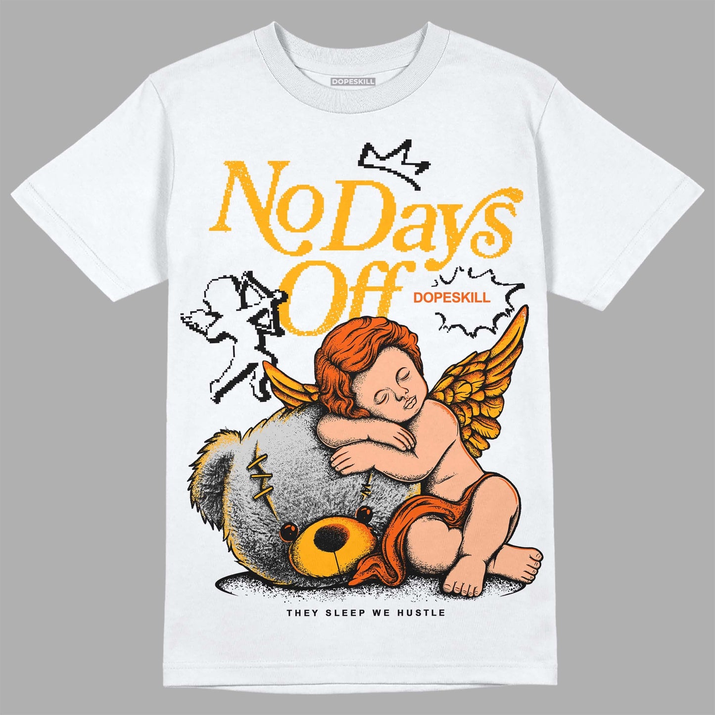 Black Taxi 12s DopeSkill T-Shirt New No Days Off Graphic