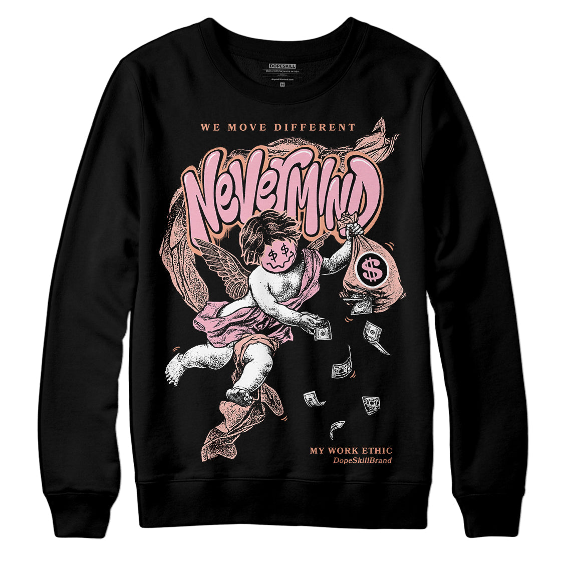 Legend Pink 11s DopeSkill Sweatshirt Nevermind Graphic