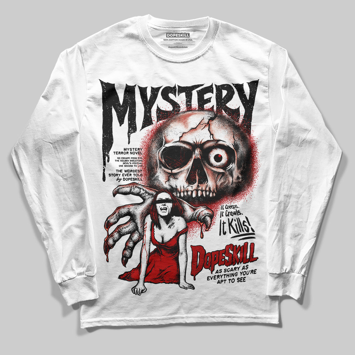 Black Toe Reimagined 1s DopeSkill Long Sleeve T-Shirt Mystery Ghostly Grasp Graphic