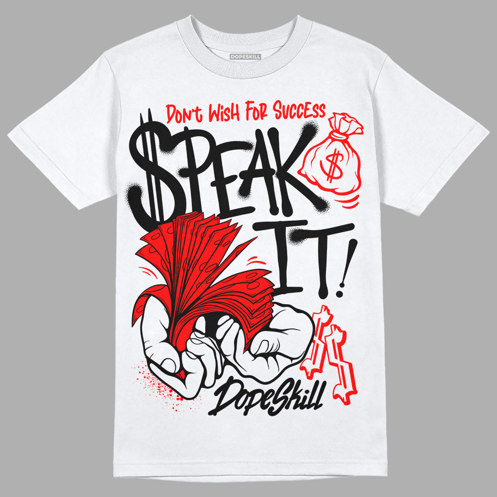 Black and White Collection DopeSkill T-Shirt Speak It Graphic