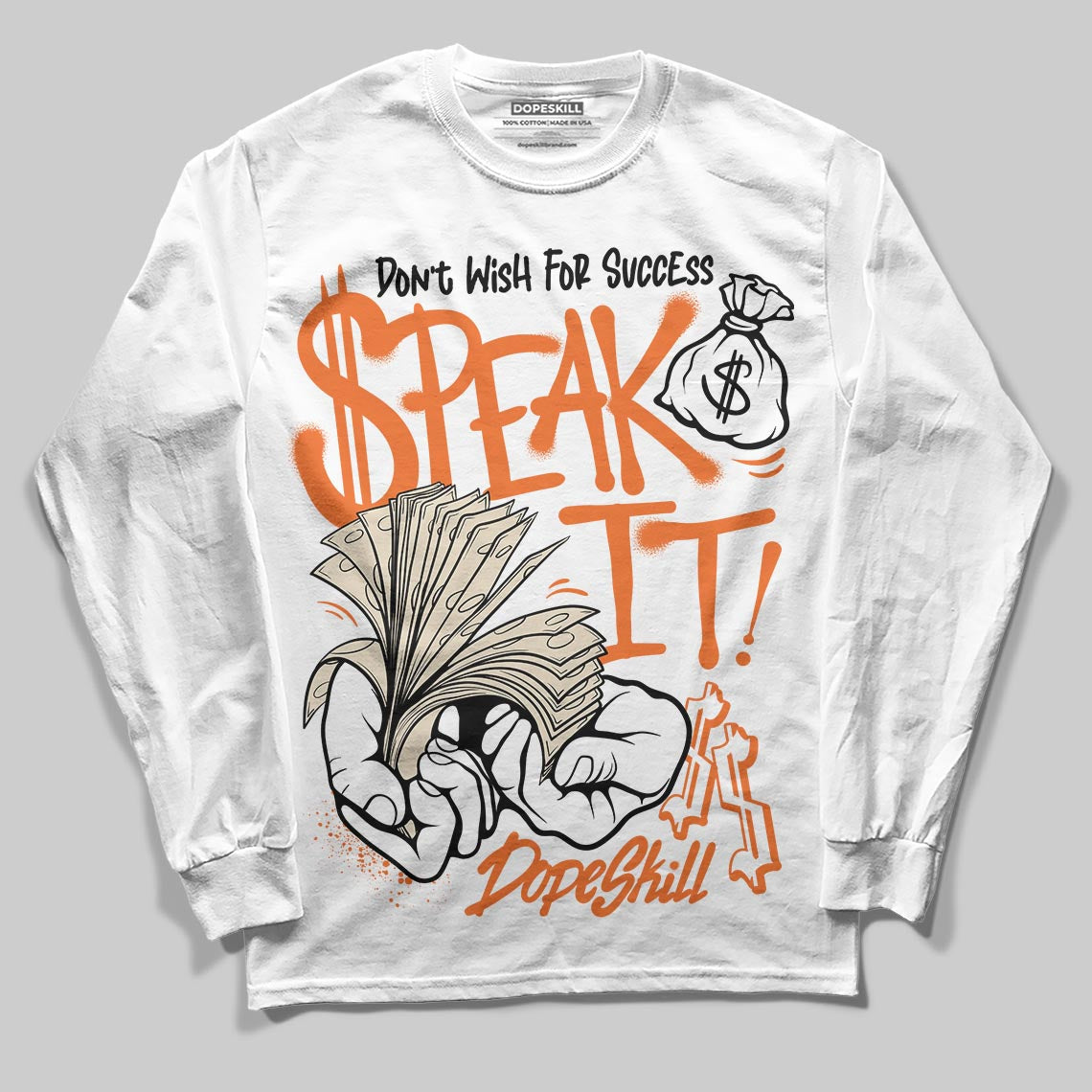 Starfish 3s DopeSkill Long Sleeve T-Shirt Speak It Graphic