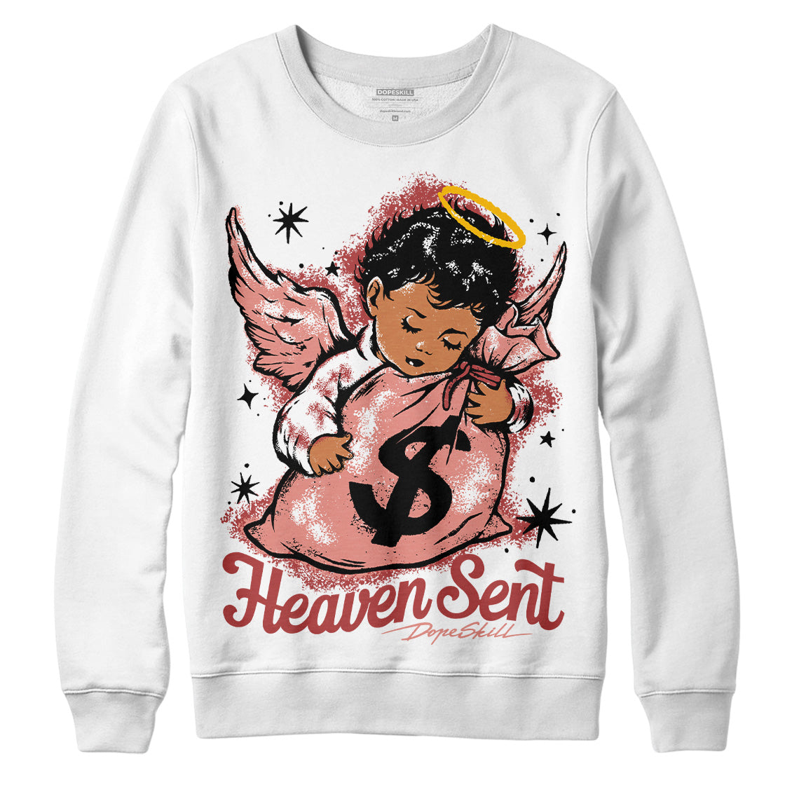 Dune Red 13s DopeSkill Sweatshirt Heaven Sent Graphic
