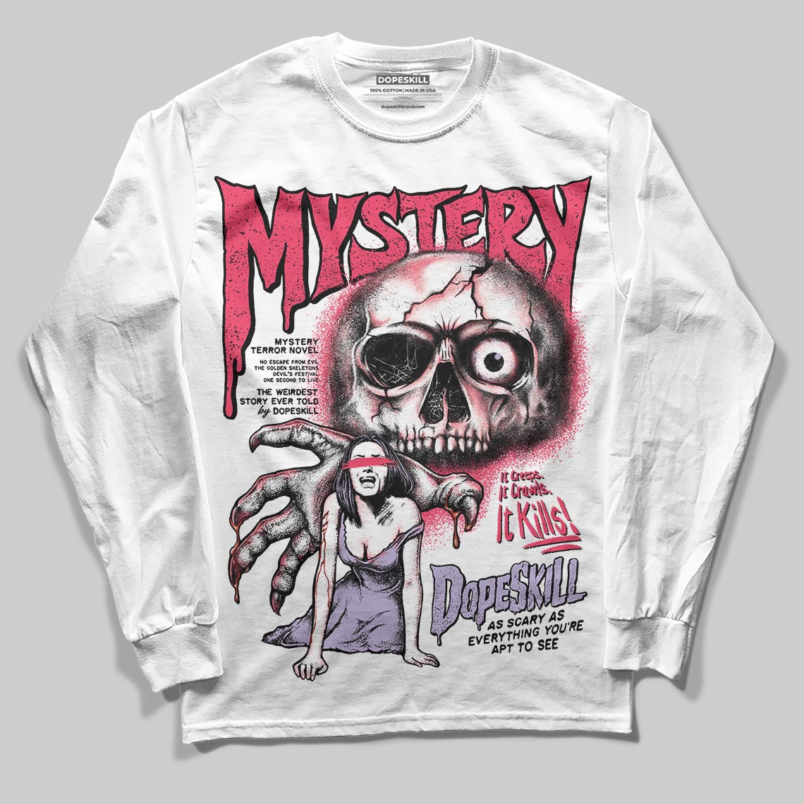 Peanut Butter Jelly 5s DopeSkill Long Sleeve T-Shirt Mystery Ghostly Grasp Graphic