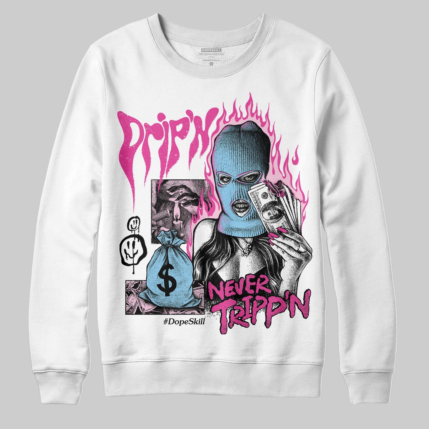 Doernbecher 6s DopeSkill Sweatshirt Drip'n Never Tripp'n Graphic
