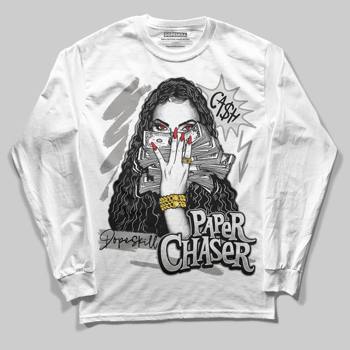 Pure Money 3s DopeSkill Long Sleeve T-Shirt NPC Graphic