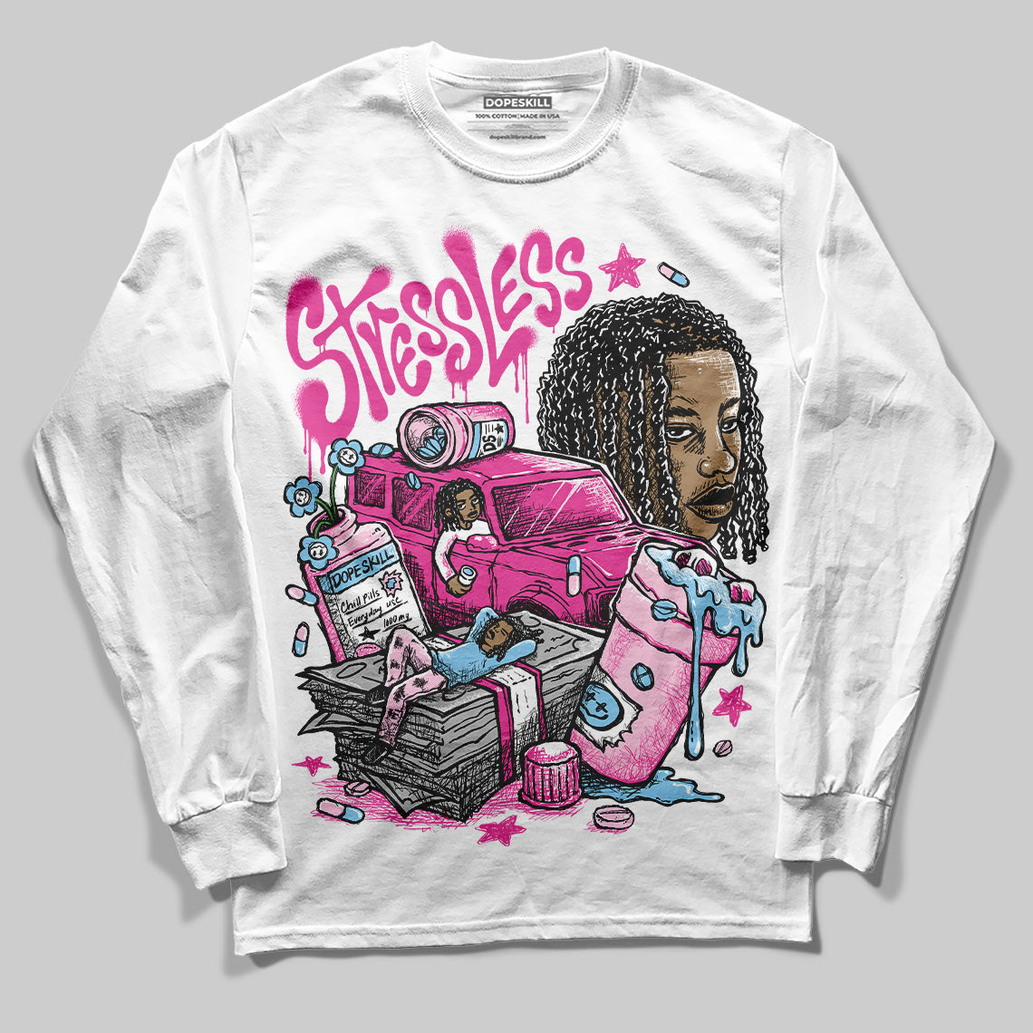 Doernbecher 6s DopeSkill Long Sleeve T-Shirt Stressless Graphic