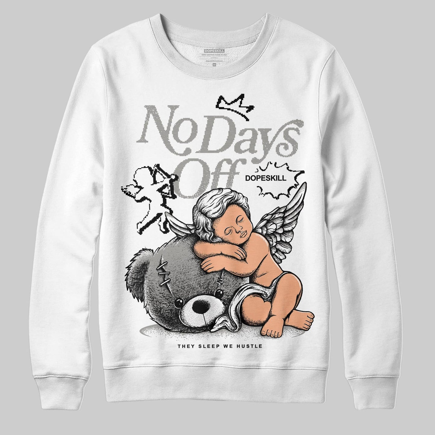 Pure Money 3s DopeSkill Sweatshirt New No Days Off Graphic
