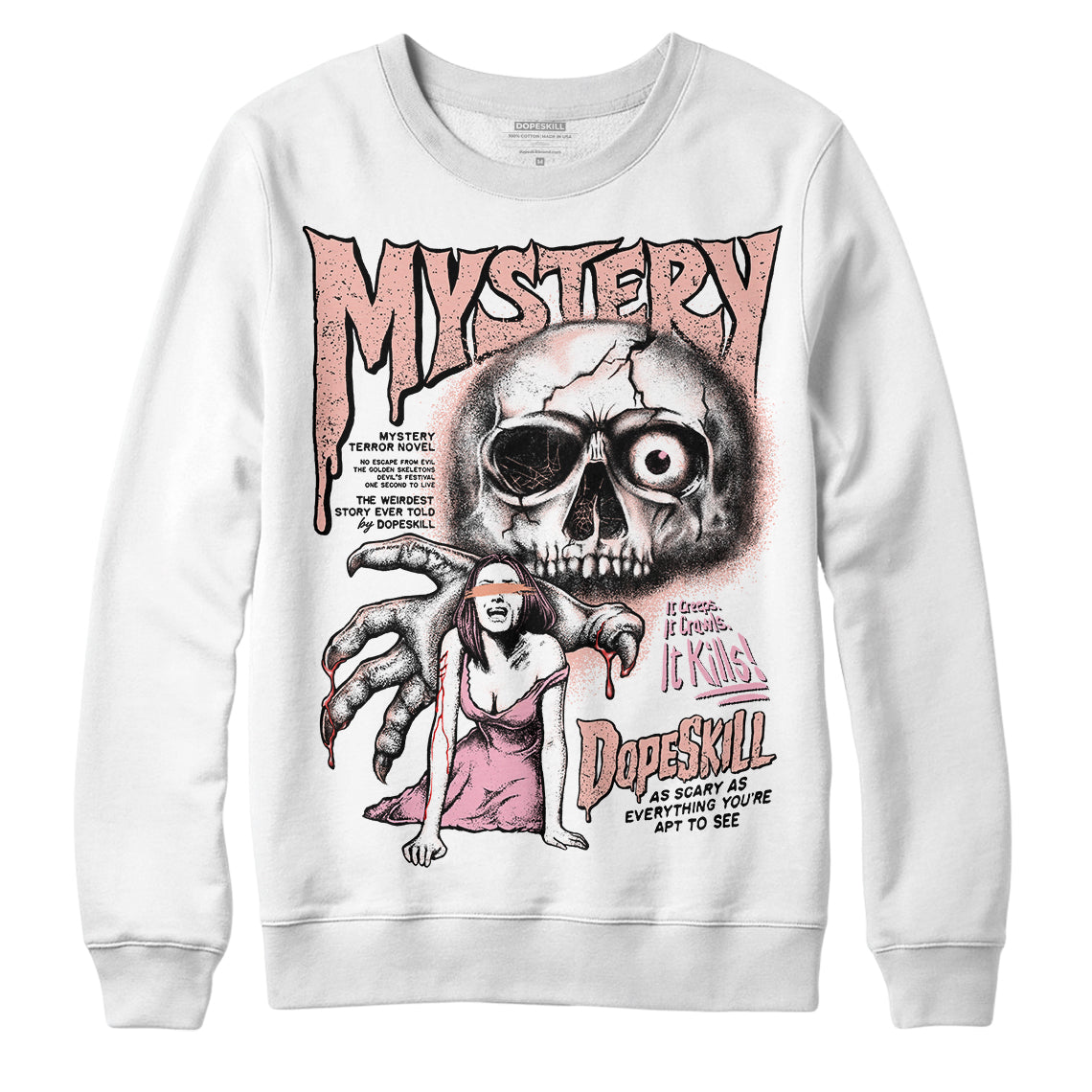 Legend Pink 11s DopeSkill Sweatshirt Mystery Ghostly Grasp Graphic