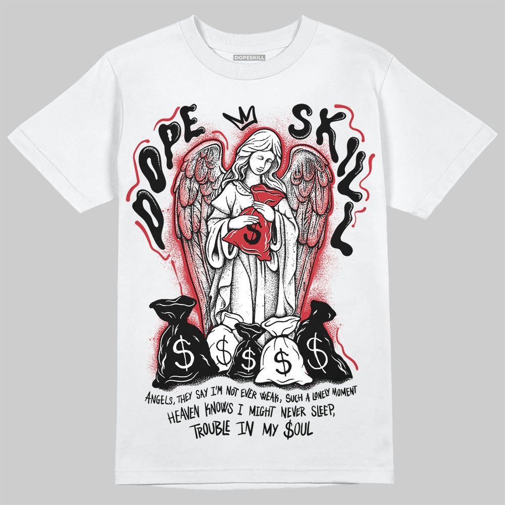 Bred 11s DopeSkill T-Shirt Angels Graphic