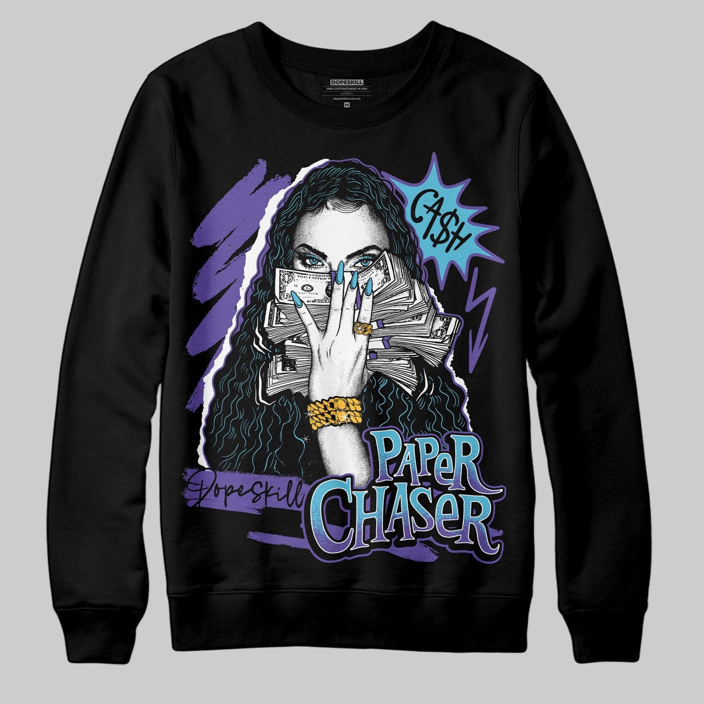 Aqua 8s DopeSkill Sweatshirt NPC Graphic