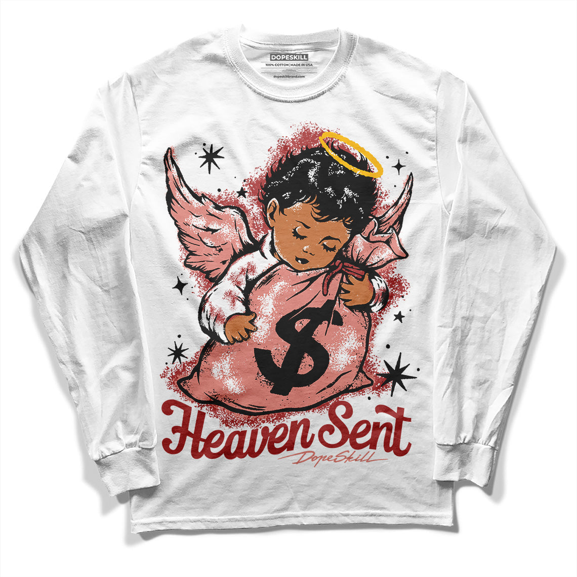 Dune Red 13s DopeSkill Long Sleeve T-Shirt Heaven Sent Graphic