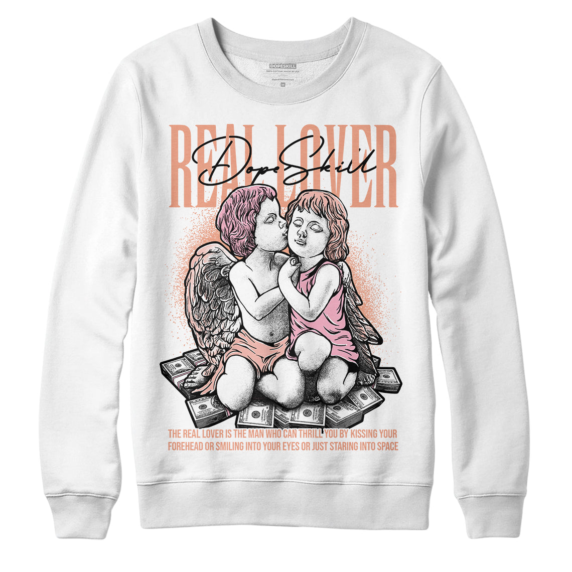 Legend Pink 11s DopeSkill Sweatshirt Real Lover Graphic