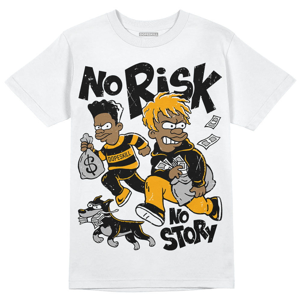 Black Taxi 12s DopeSkill T-Shirt No Risk No Story Graphic