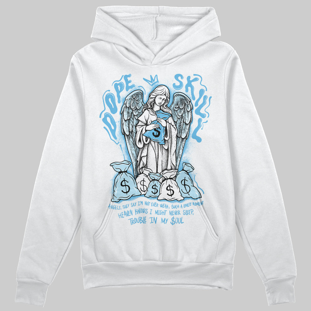 Legend Blue 11s DopeSkill Hoodie Sweatshirt Angels Graphic