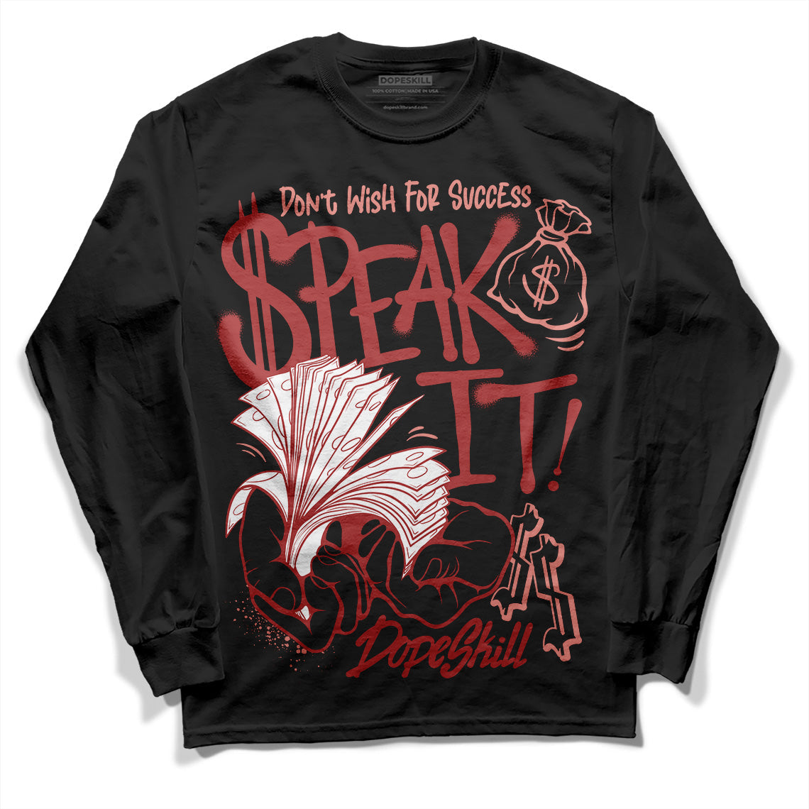 Dune Red 13s DopeSkill Long Sleeve T-Shirt Speak It Graphic
