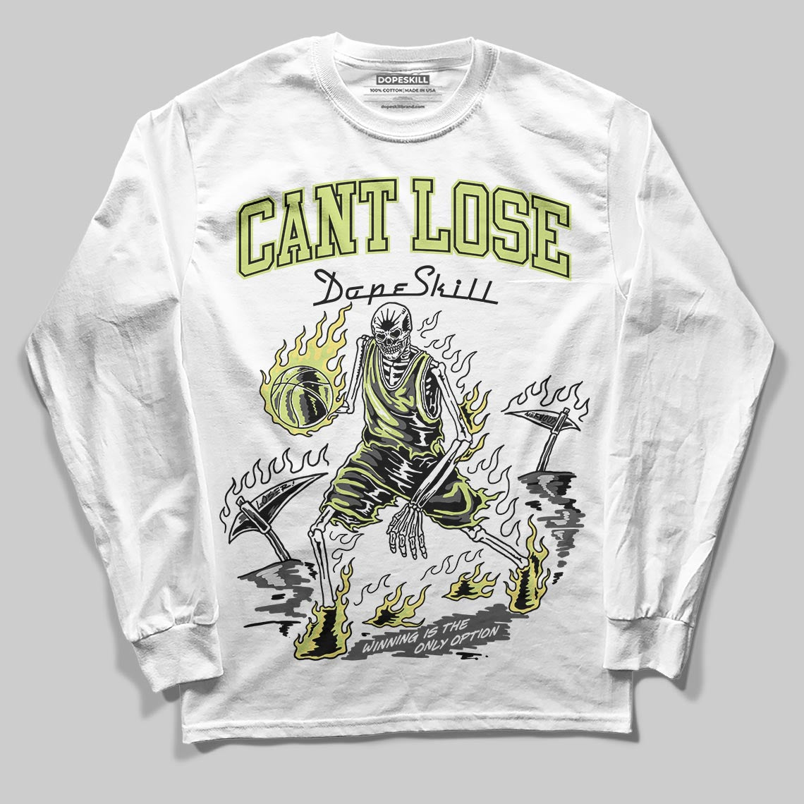 Light Lemon Twist 4s DopeSkill Long Sleeve T-Shirt Cant Lose Graphic