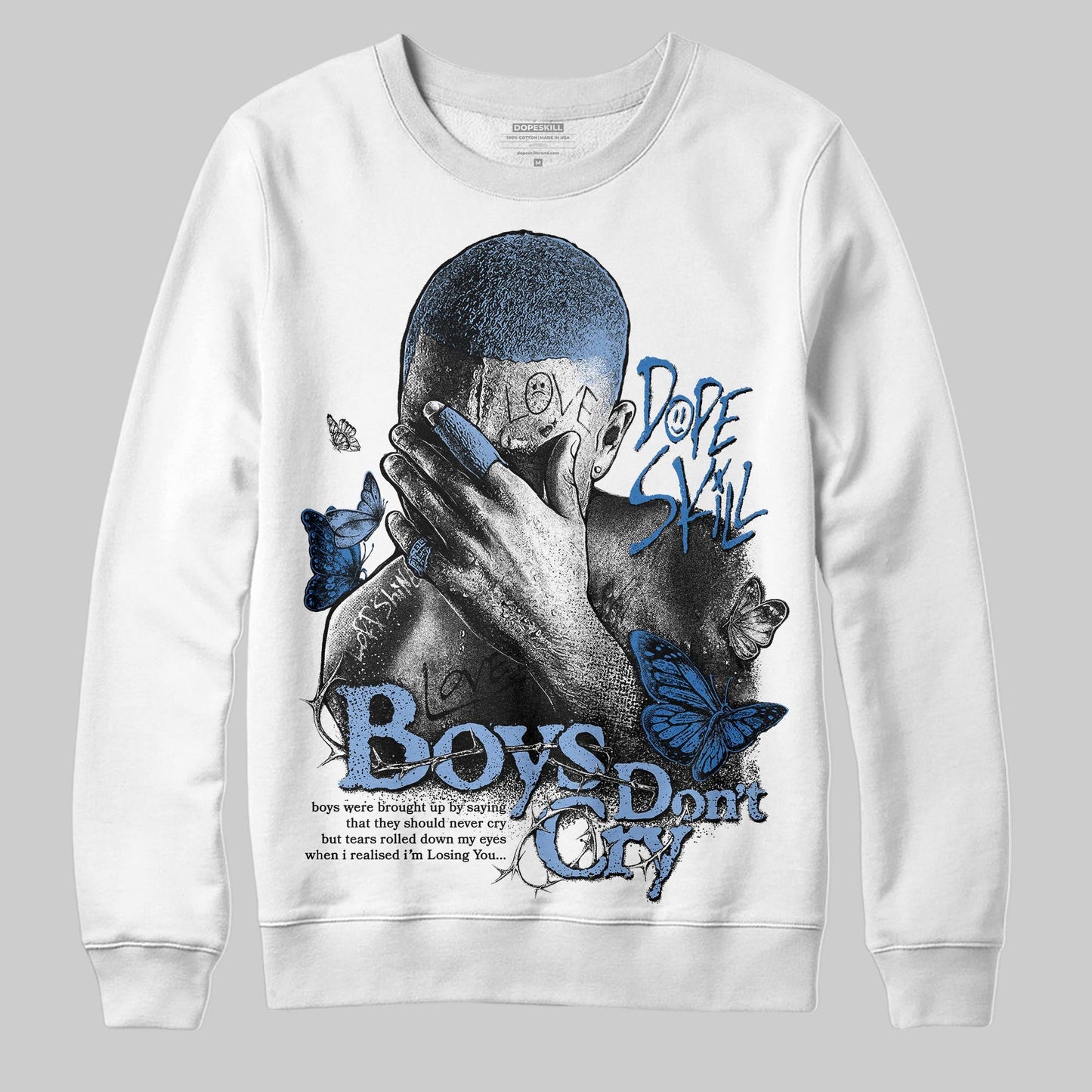 Forget Me Not 4s DopeSkill Sweatshirt Boys Don't Cry Graphic