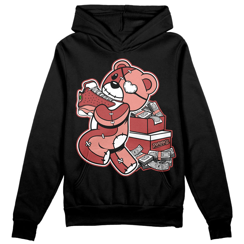 Dune Red 13s DopeSkill Hoodie Sweatshirt Bear Steals Sneaker Graphic