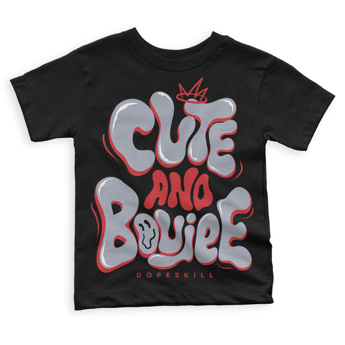 Bred Reimagined 4s DopeSkill Toddler Kids T-shirt Cute and Boujee Graphic