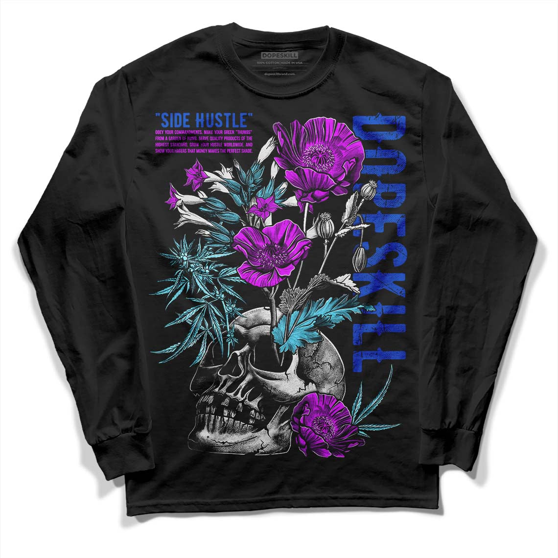 SB Dunk Argon DopeSkill Long Sleeve T-Shirt Side Hustle Graphic
