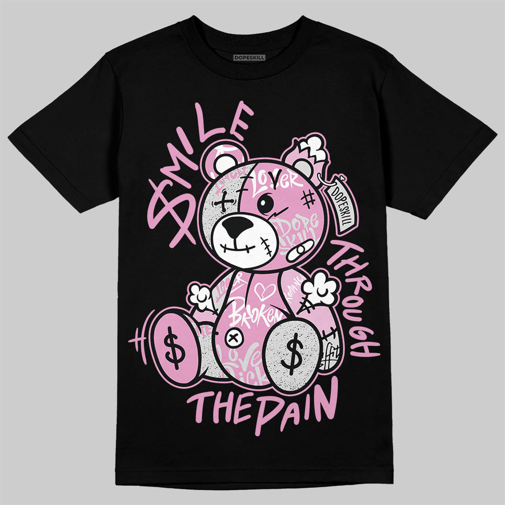 Orchid 4s DopeSkill T-Shirt Smile Through The Pain Graphic