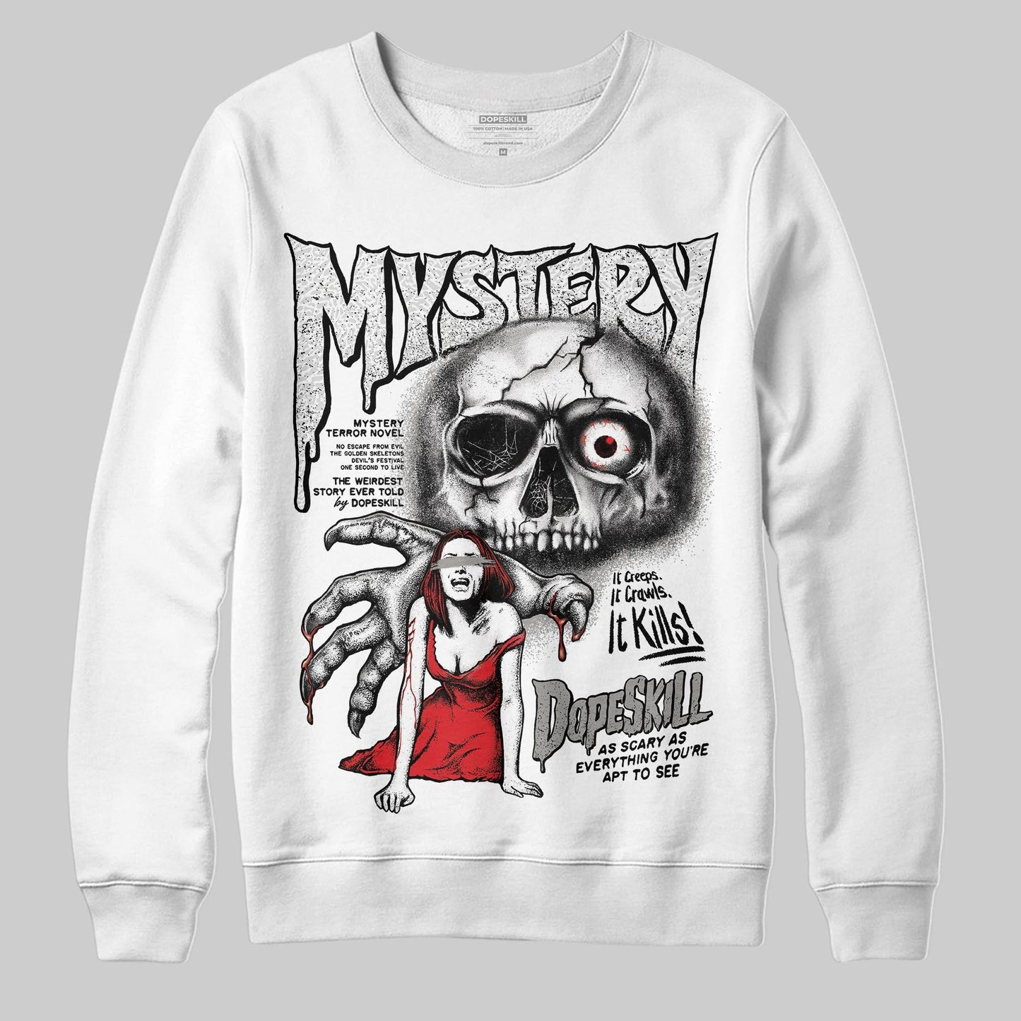 Pure Money 3s DopeSkill Sweatshirt Mystery Ghostly Grasp Graphic