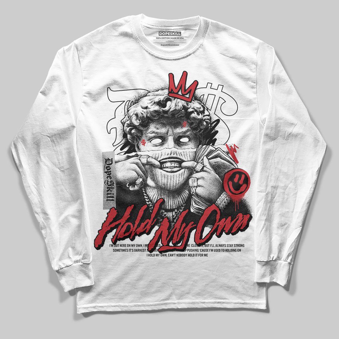 Bred 11s DopeSkill Long Sleeve T-Shirt In My Way Graphic