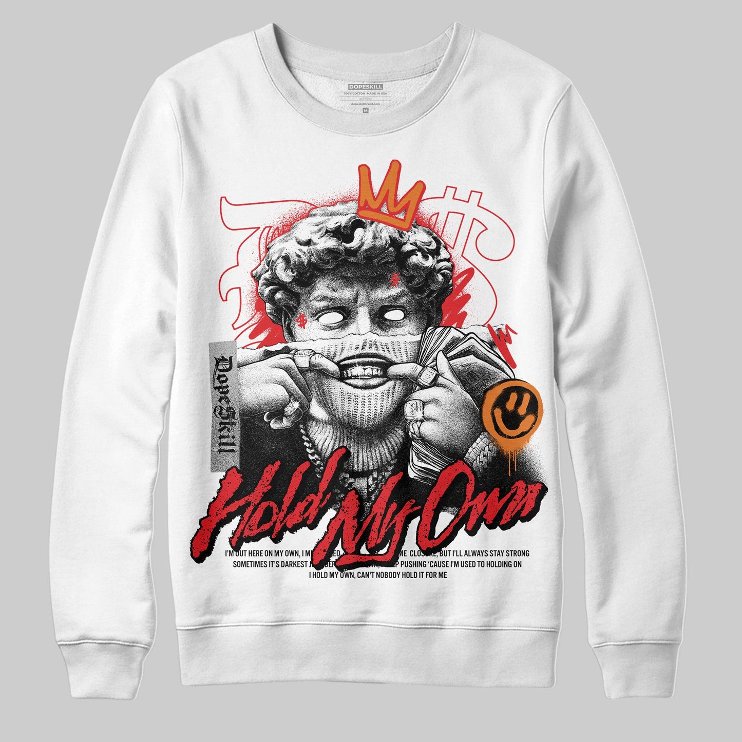 Red Cement 4S DopeSkill Sweatshirt In My Way Graphic