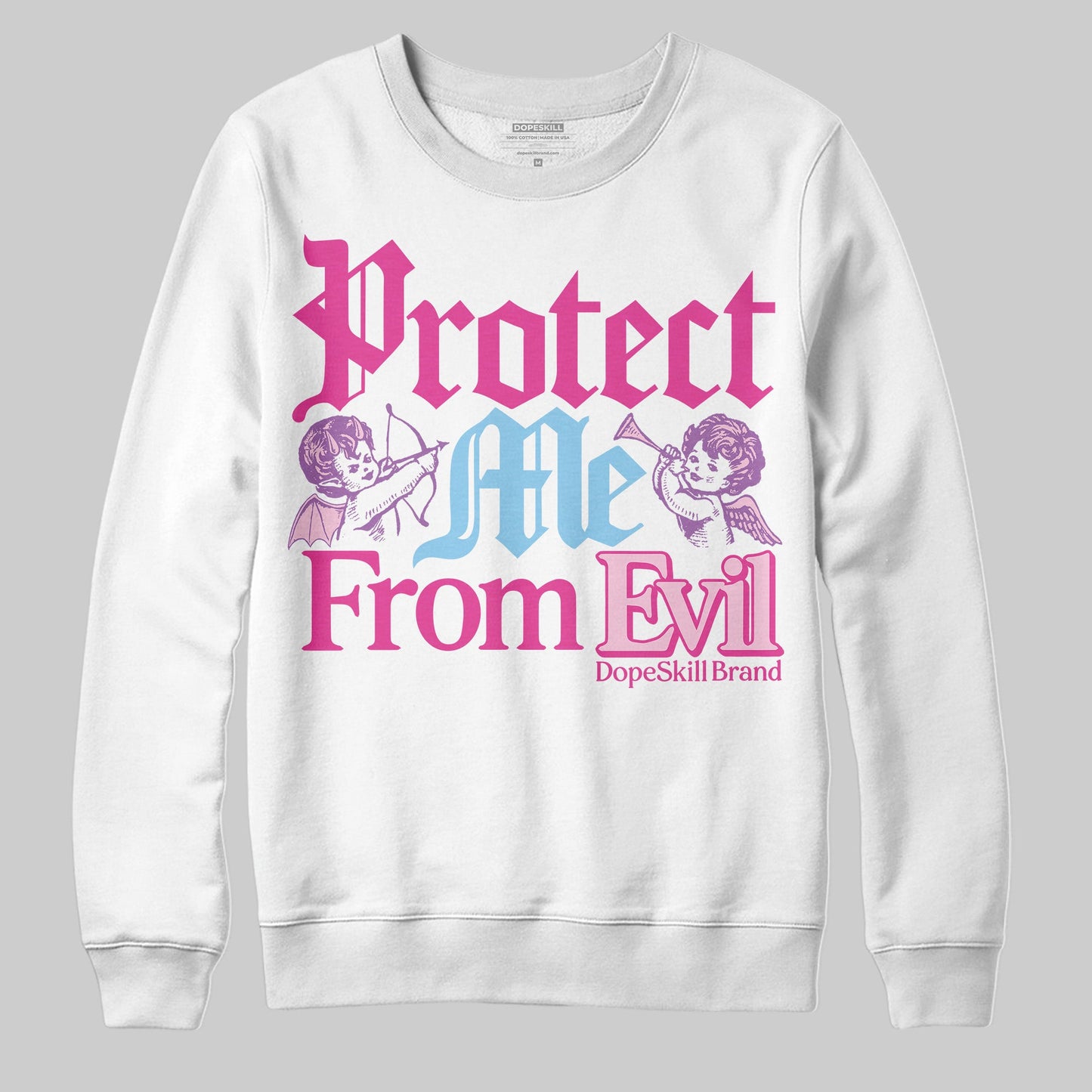 Doernbecher 6s DopeSkill Sweatshirt Protect Me From Evil Graphic