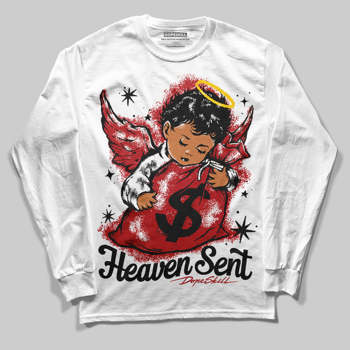 Black Toe Reimagined 1s DopeSkill Long Sleeve T-Shirt Heaven Sent Graphic