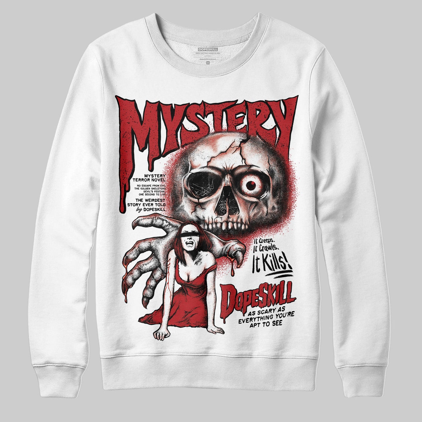 Flu Game 12s DopeSkill Sweatshirt Mystery Ghostly Grasp Graphic
