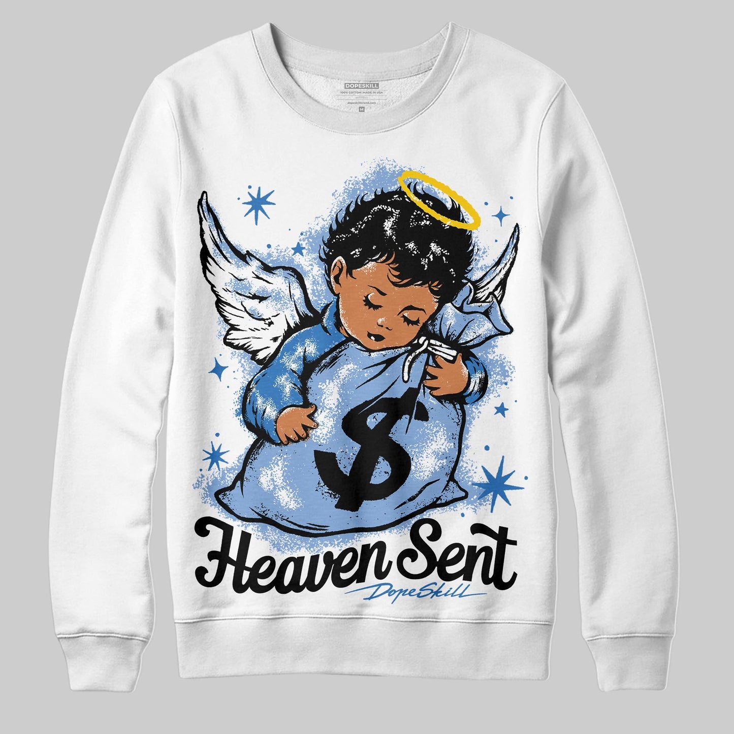 Forget Me Not 4s DopeSkill Sweatshirt Heaven Sent Graphic