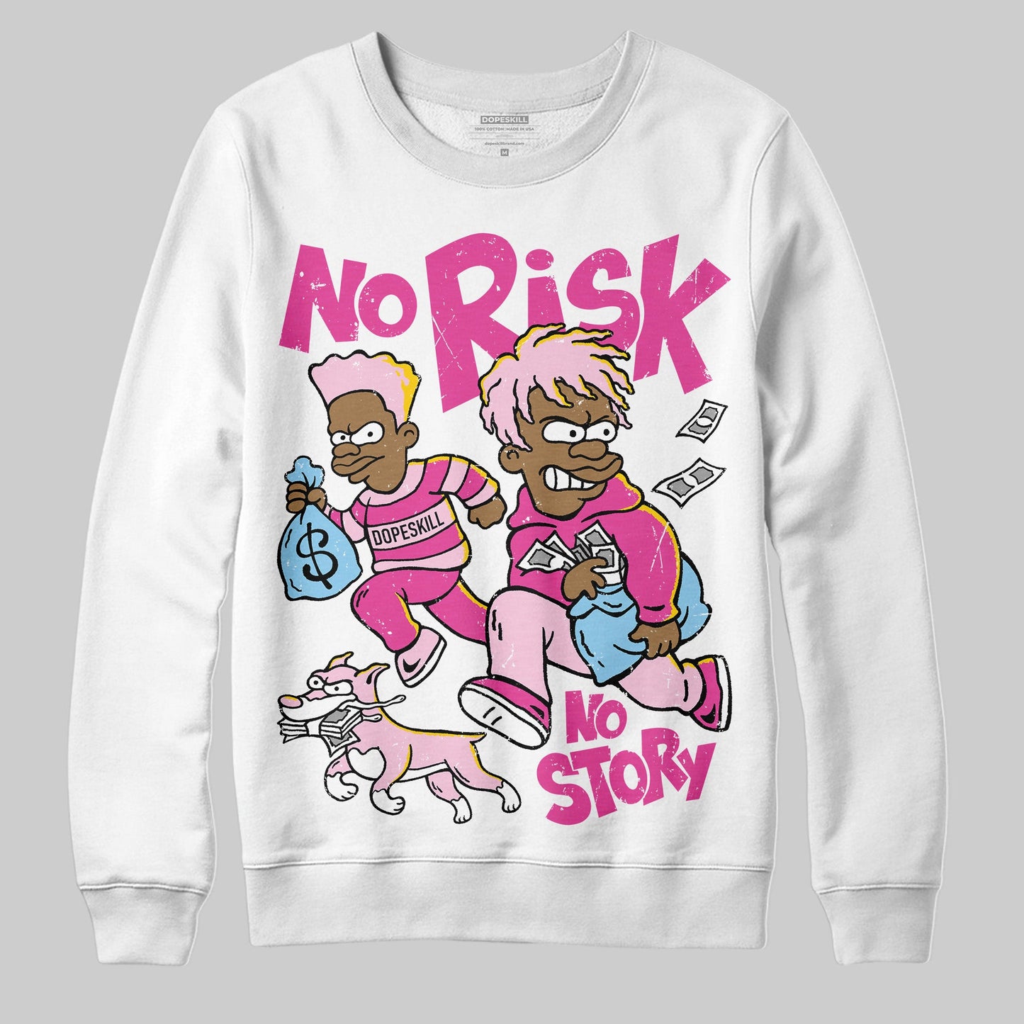 Doernbecher 6s DopeSkill Sweatshirt No Risk No Story Graphic