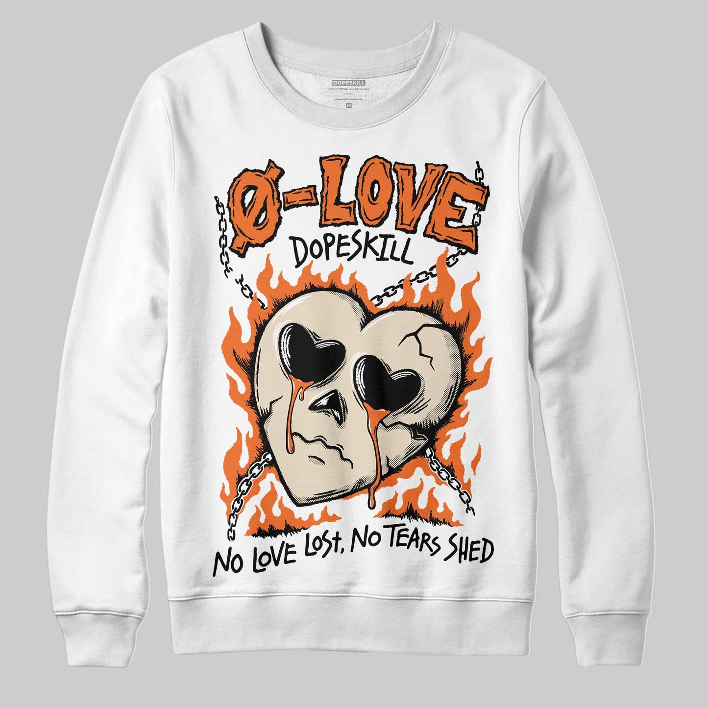 Starfish 3s DopeSkill Sweatshirt Crying Heart Graphic