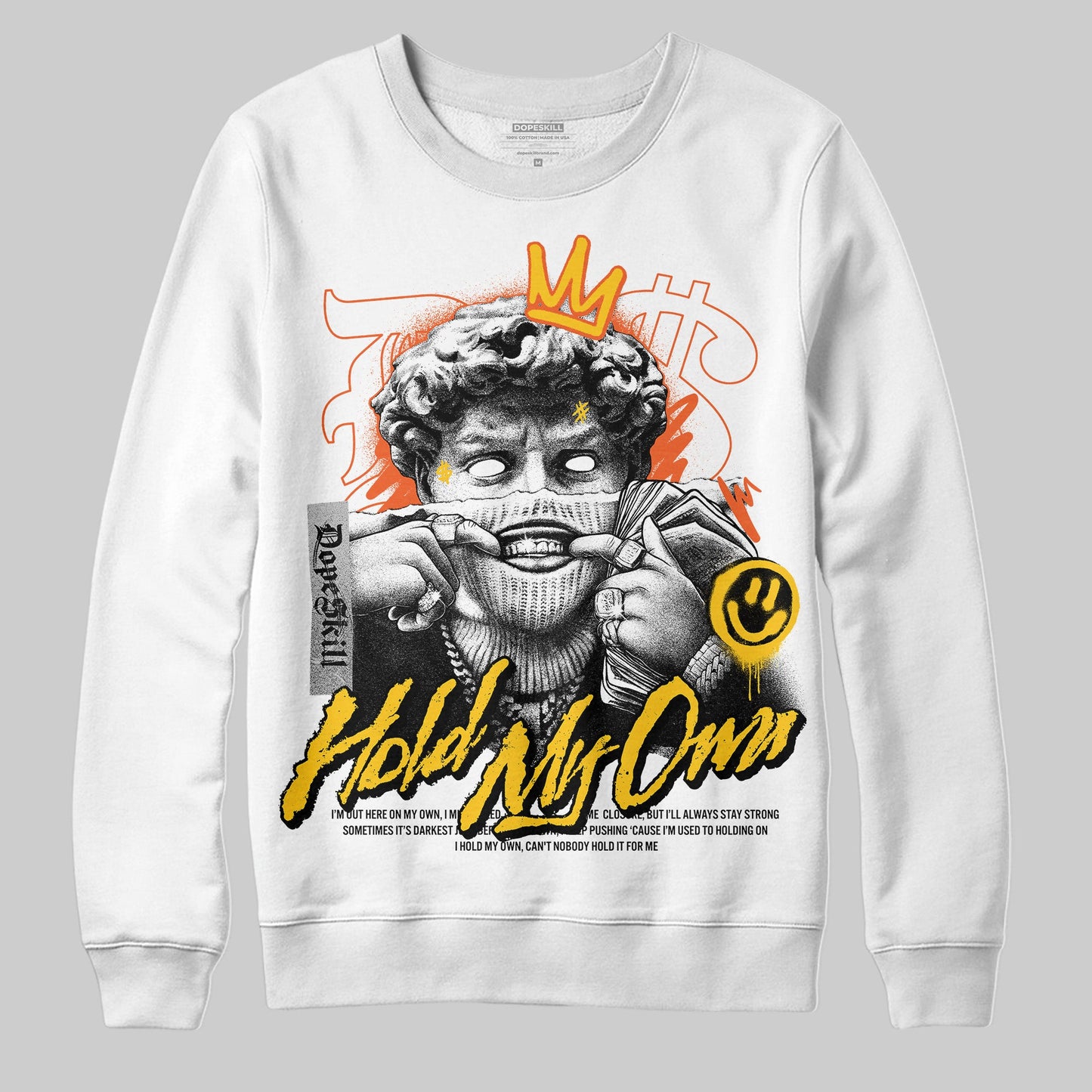 Yellow Collection DopeSkill Sweatshirt In My Way Graphic