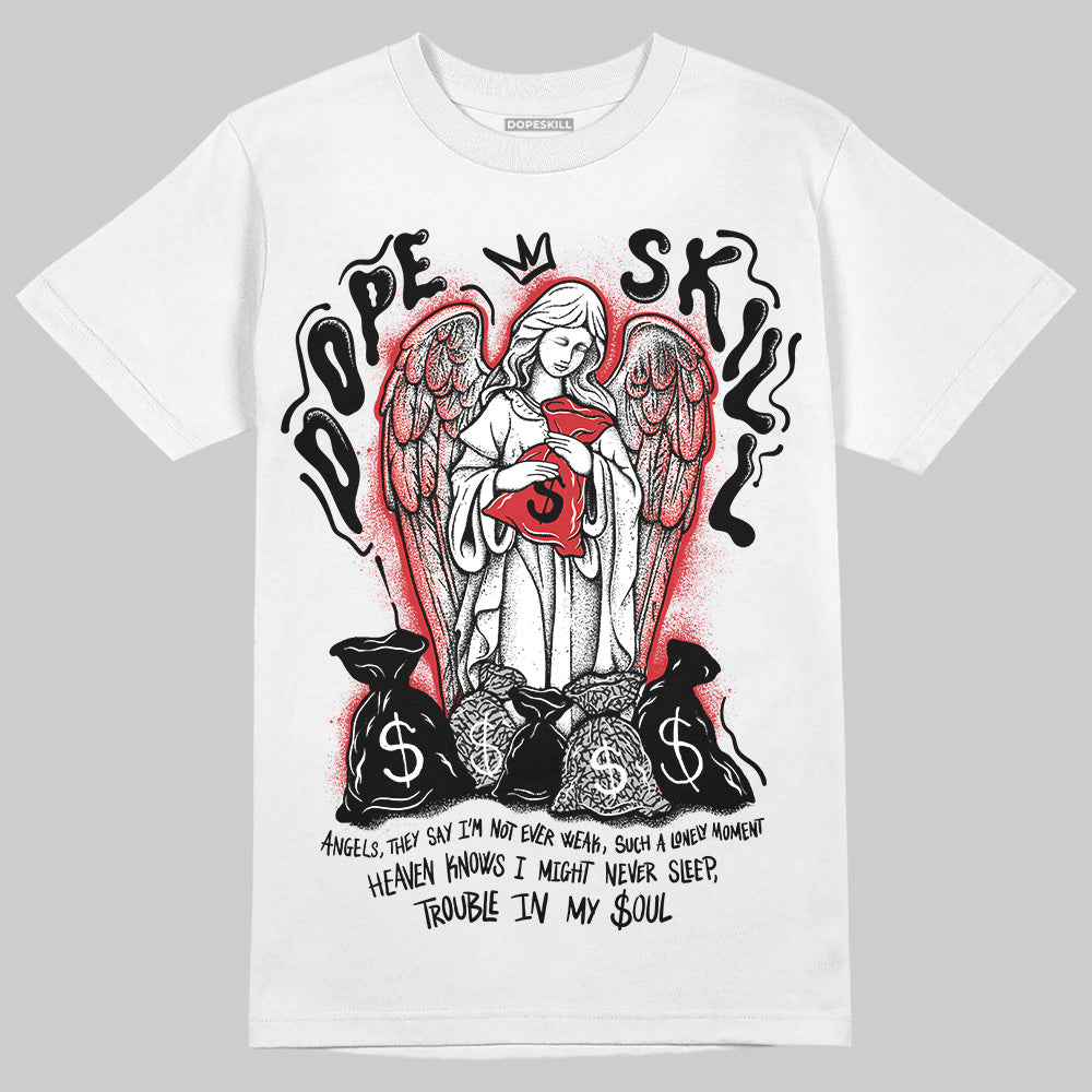 Black Cement 3s DopeSkill T-Shirt Angels Graphic